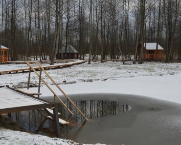 Место отдыха вдоль автодороги Краснополье-Чечерск