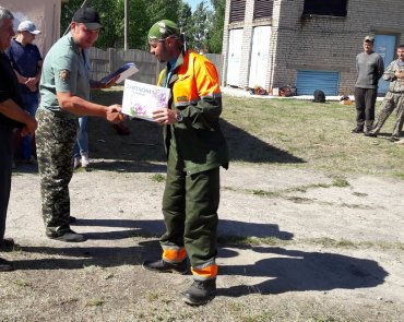 Победитель соревнований Лесоруб -2018 П.А. Кульшицкий
