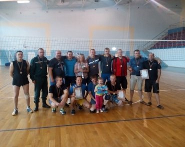 Участники чемпионата Краснопольского района по волейболу